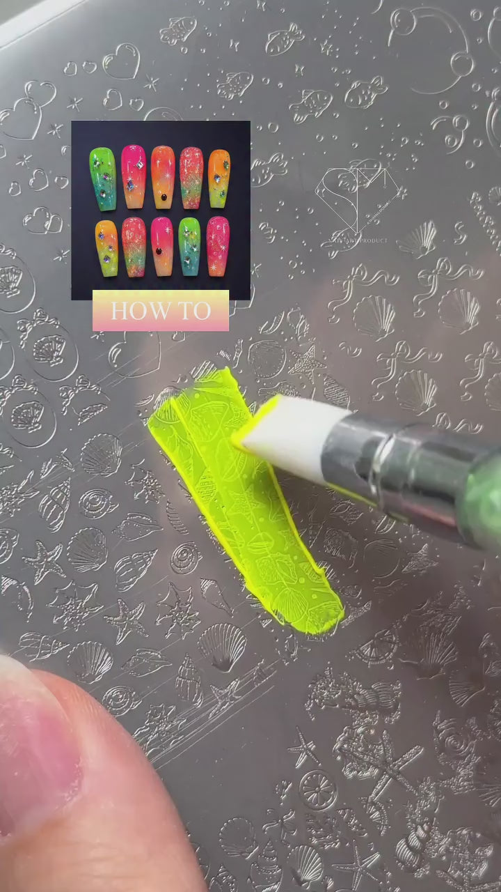 MITHMILLO A Shining Moment Perfect Stamping Neon Gel_11