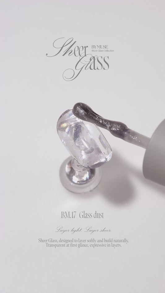 BY MUSE Sheer Glass Magnetic Gel Polish Set (8pcs) - Korean Nail Gel Collection
