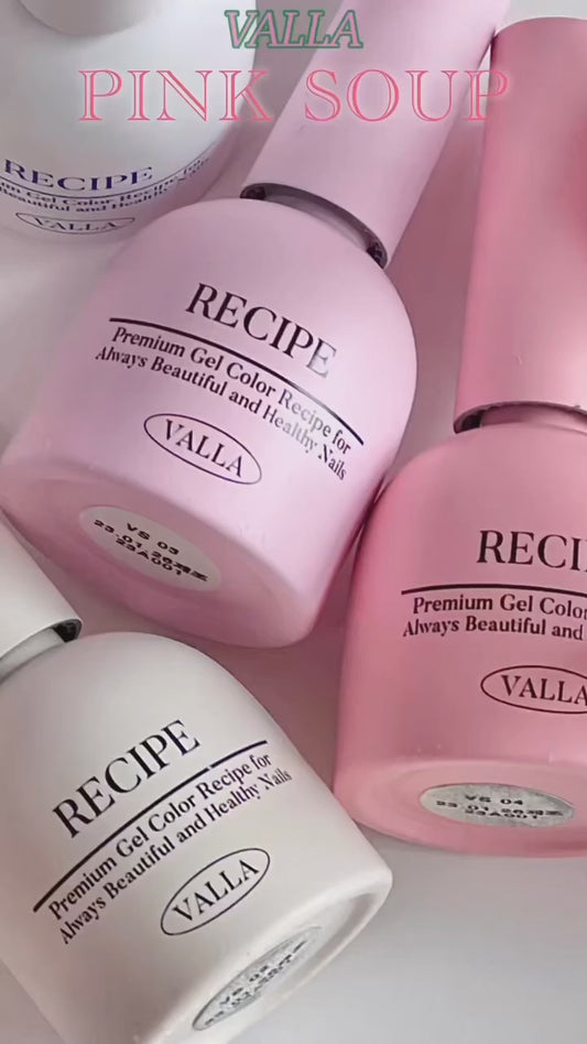 VALLA Pink Soup Collection 7pcs/set