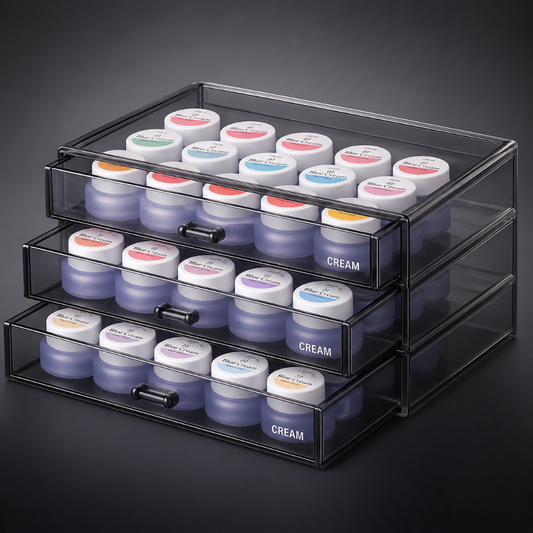 CREAR Blur Cream Color Gel 34 Set – Black Case – product photograph