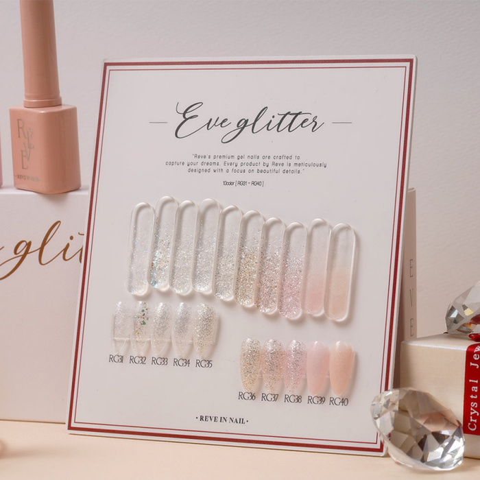 REVE IN NAIL Eve Glitter Collection (10pcs/set) - Gel