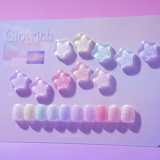 REVE IN NAIL Glowish - 10pcs/set - Gel