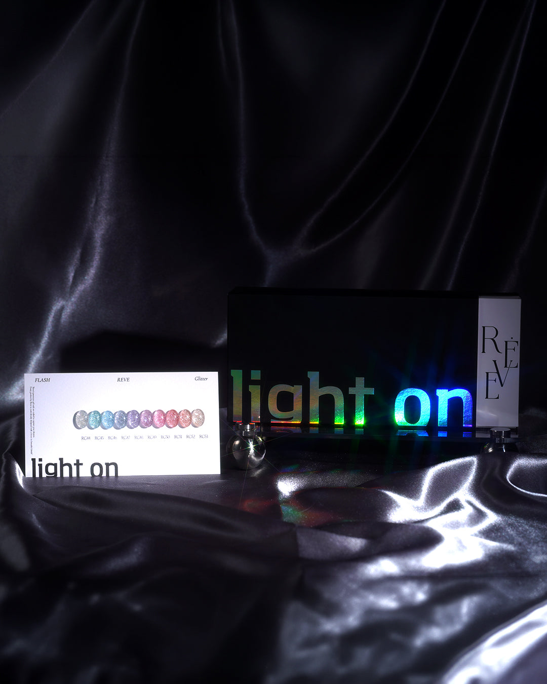 REVE IN NAIL Light On Glitter Gel Polish Set (10pcs) - Korean Nail Gel Collection - Gel