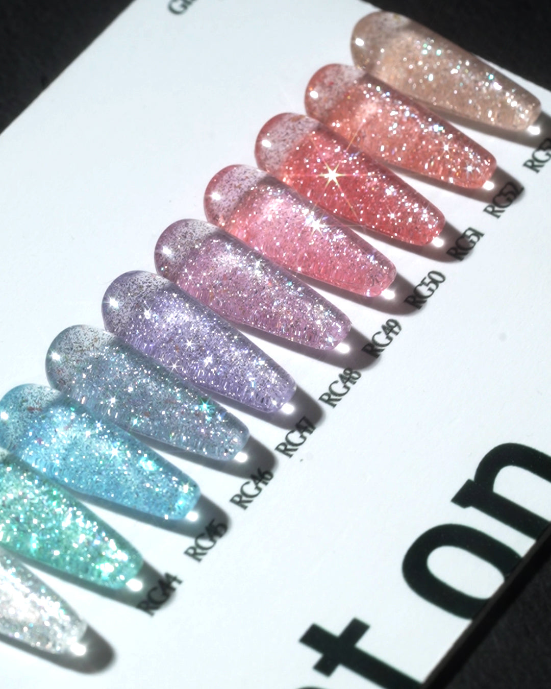 REVE IN NAIL Light On Glitter Gel Polish Set (10pcs) - Korean Nail Gel Collection - Gel