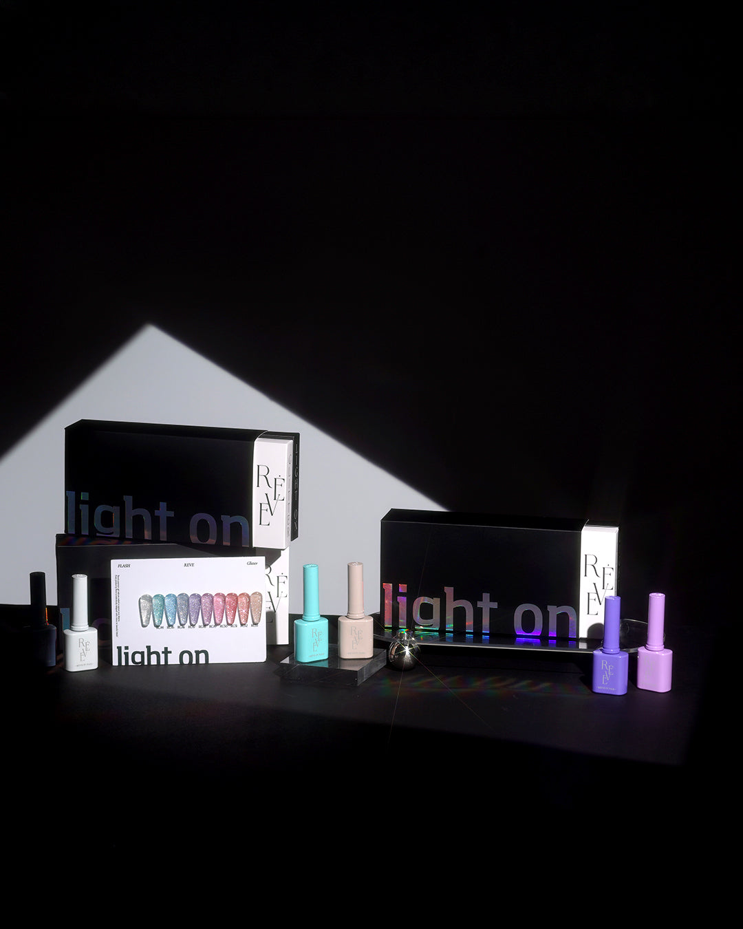 REVE IN NAIL Light On Glitter Gel Polish Set (10pcs) - Korean Nail Gel Collection - Gel