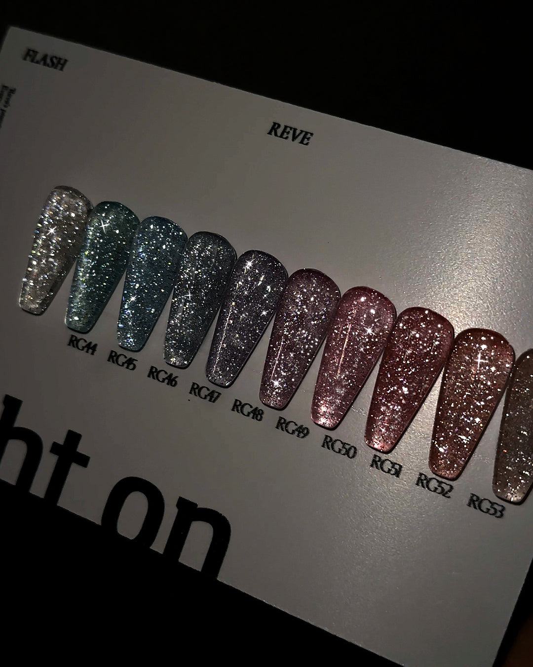 REVE IN NAIL Light On Glitter Gel Polish Set (10pcs) - Korean Nail Gel Collection - Gel