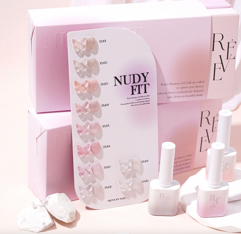 REVE IN NAIL Nudy Fit - 10pcs/set - Gel