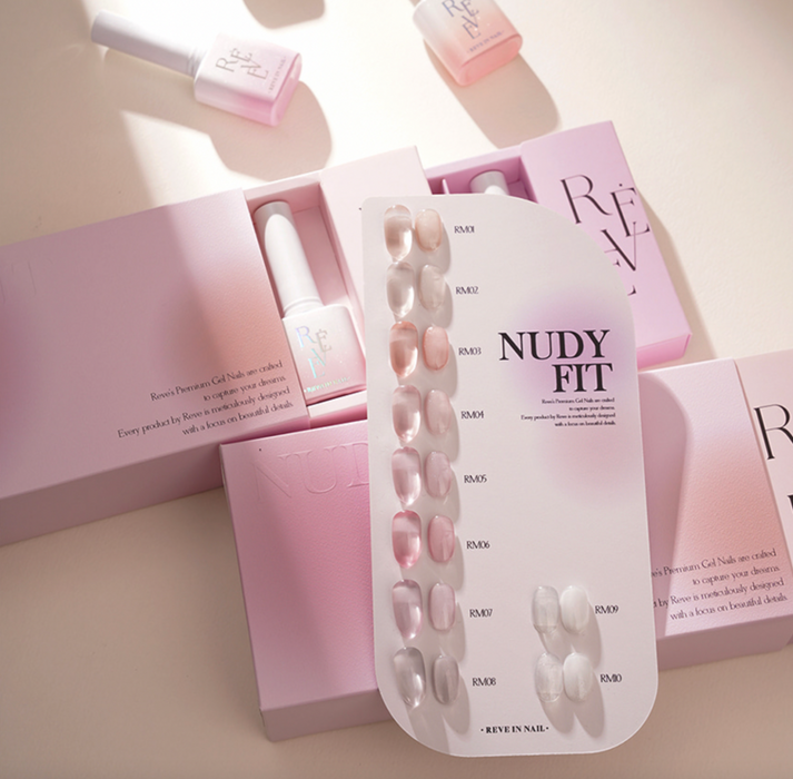 REVE IN NAIL Nudy Fit - 10pcs/set - Gel