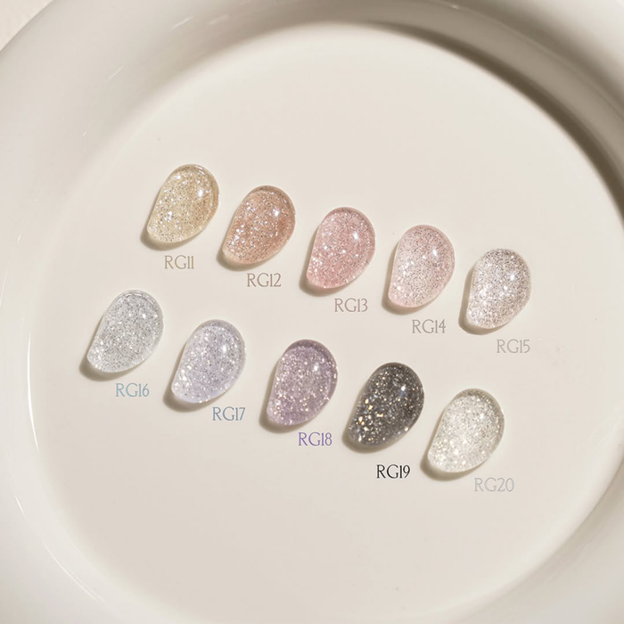 REVE IN NAIL Pure Glimmer - 10pcs/set - Gel