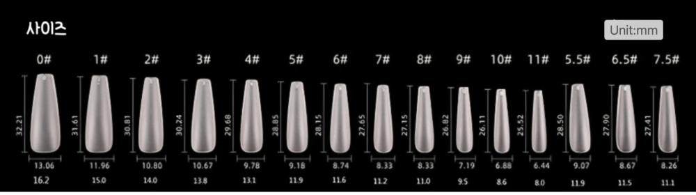 RIPOSO Just 10 Tip Matte Coffin Slim 300 pcs - Tools