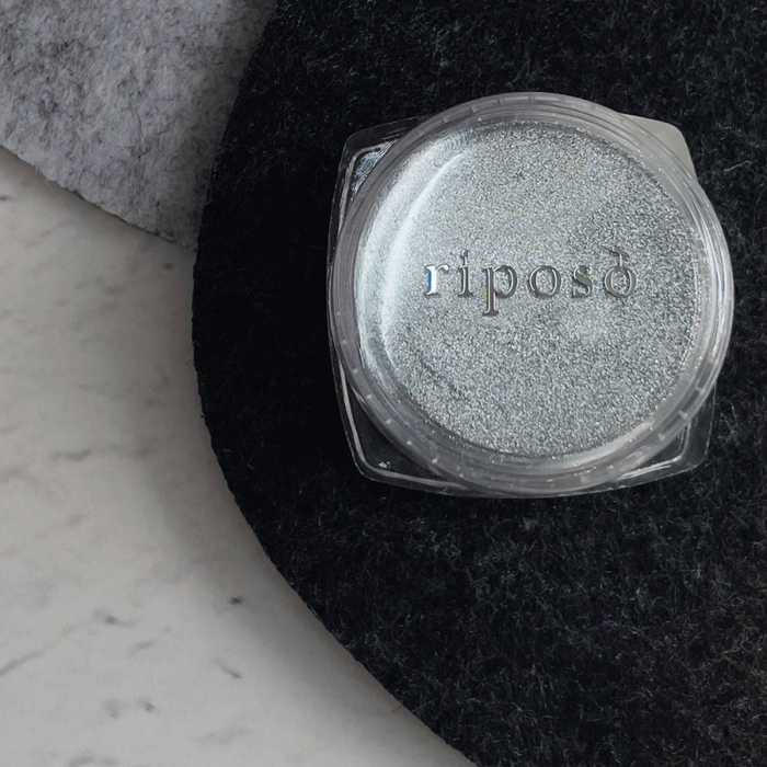 RIPOSO Metal Bling Powder Gold and Silver - Mirror/Chrome Powder
