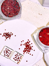 RIPOSO Mini Heart and Star Red Glitters - Nail Glitter