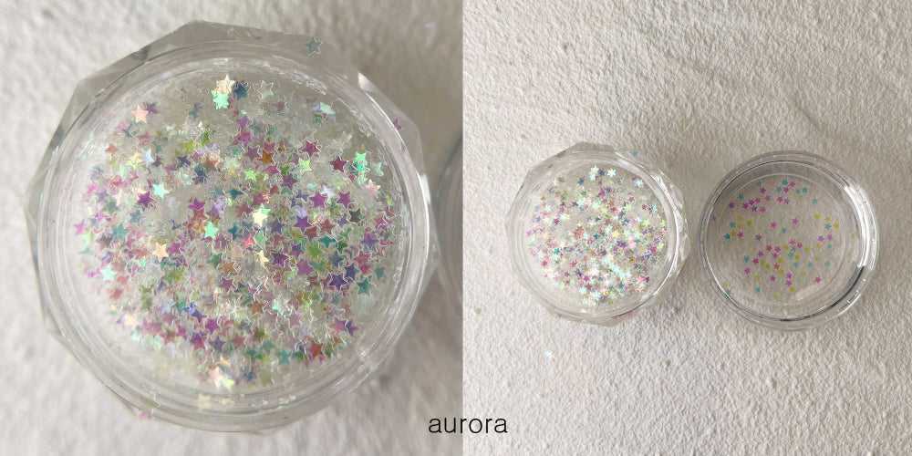 RIPOSO Mini Star World Glitter Set (6 types) - Nail Glitter