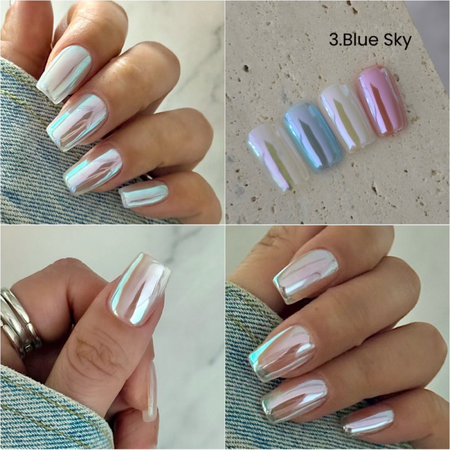 RIPOSO Mirror Powder Blue Sky - Mirror/Chrome Powder