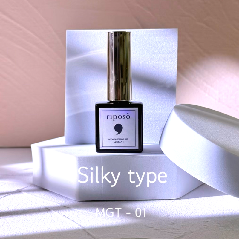 RIPOSO Non-Wipe Magnet Top Gel MGT01 Silky Type 10g - Gel
