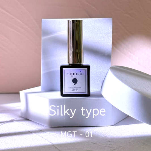 RIPOSO Non-Wipe Magnet Top Gel MGT01 Silky Type 10g - Gel