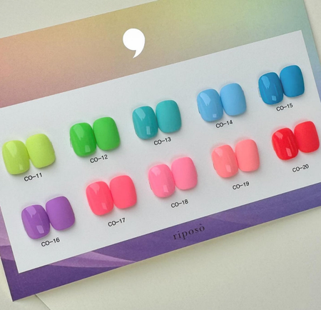RIPOSO Personal Vivid Neon Collection 10pcs/set - Gel