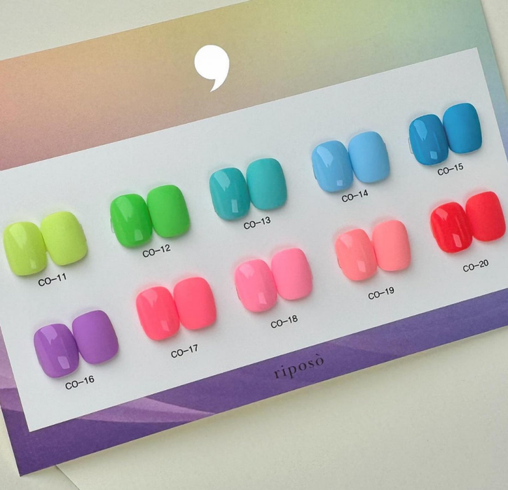 RIPOSO Personal Vivid Neon Collection 10pcs/set - Gel