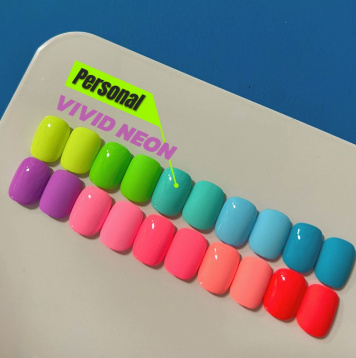RIPOSO Personal Vivid Neon Collection 10pcs/set - Gel