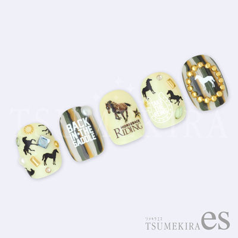 Tsumekira es-uma-001 - Nail Art