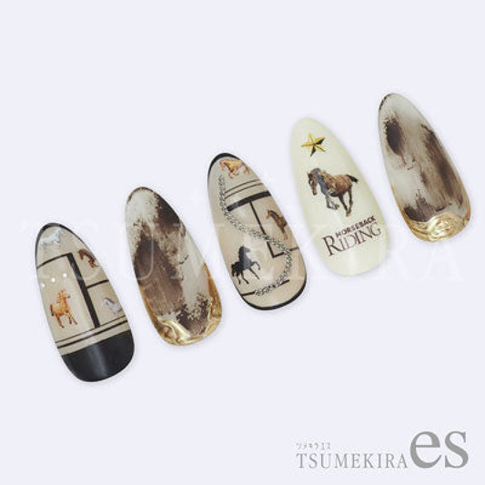 Tsumekira es-uma-001 - Nail Art