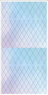 Tsumekira Aurora Film Seal Diamond Cut - Decorative diamond-shaped film sticker in iridescent pastel colors, suitable for nail art, accents, and various craft projects.