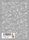 The image depicts intricate, translucent sheets of sheer Japanese paper, ideal for creating subtle and natural-looking nail art. This Tsumekira TETSURO × WASHI WASHI NN-TET-104 product offers a versatile canvas for nuanced nail designs, capturing the delicate beauty of traditional Japanese papercraft.