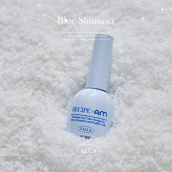 VALLA Blue Shimmer Collection 8pcs/set - Gel