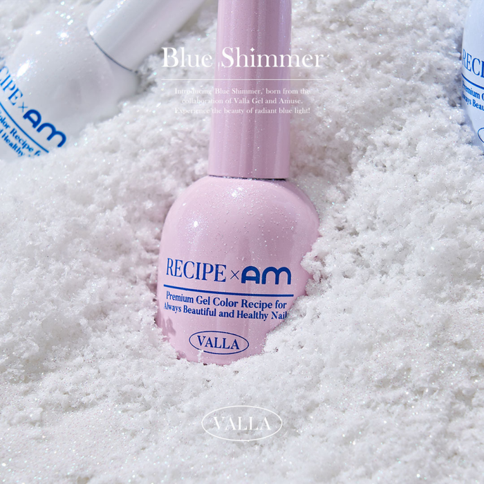 VALLA Blue Shimmer Collection 8pcs/set - Gel