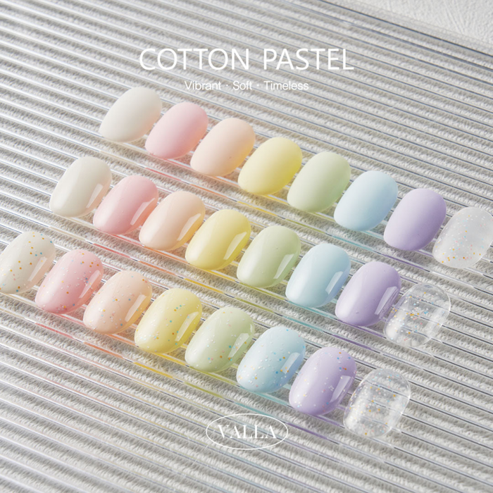 VALLA Cotton Pastel Collection 8pcs/set - Gel