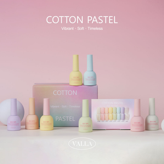 VALLA Cotton Pastel Collection 8pcs/set - Gel