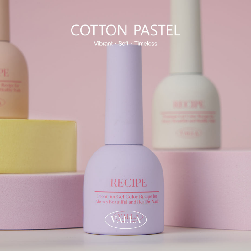 VALLA Cotton Pastel Collection 8pcs/set - Gel