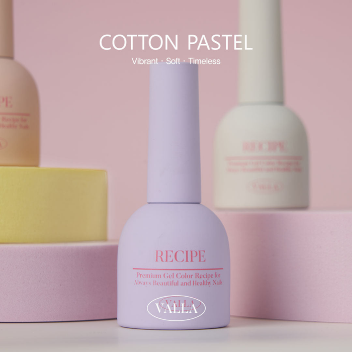 VALLA Cotton Pastel Collection 8pcs/set - Gel