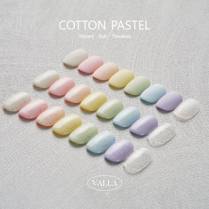 VALLA Cotton Pastel Collection 8pcs/set - Gel