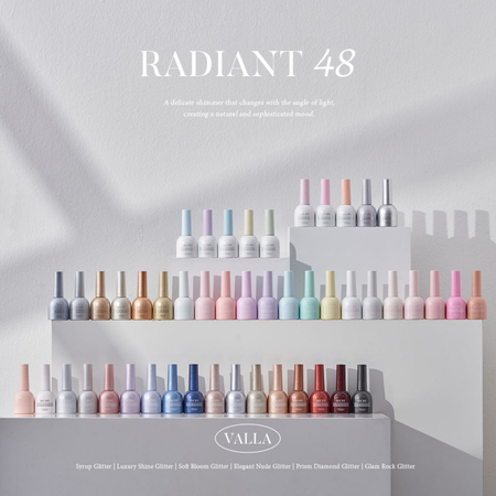 VALLA Glitter RADIANT 48 Edition SET 48pcs/set - Gel