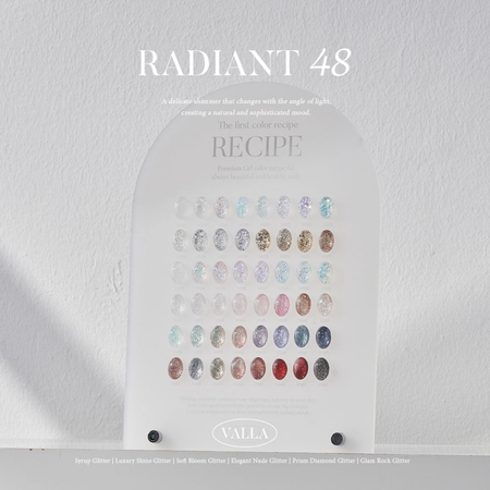 VALLA Glitter RADIANT 48 Edition SET 48pcs/set - Gel