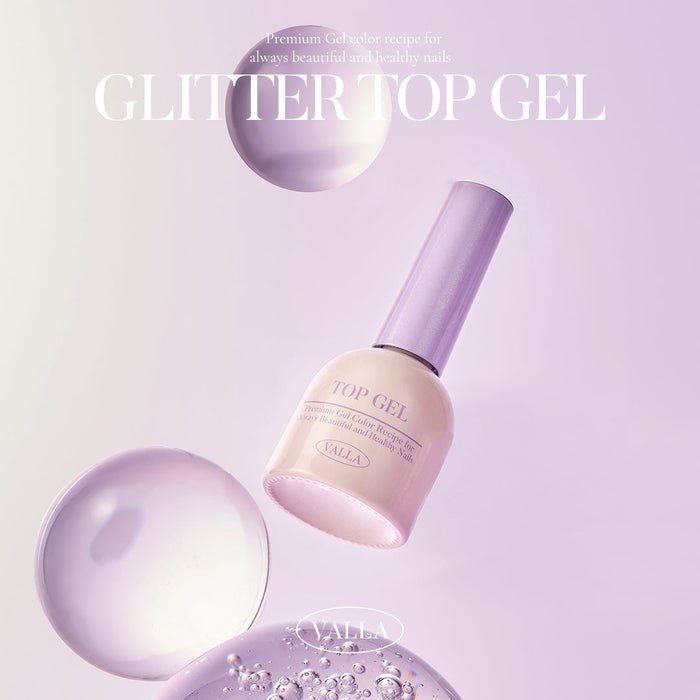 VALLA Non-Wipe Glitter Top - Gel