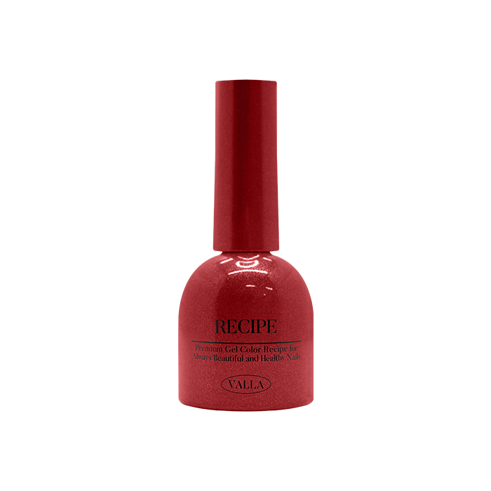VALLA Red Slip VM57 magnetic gel polish, 10 ml