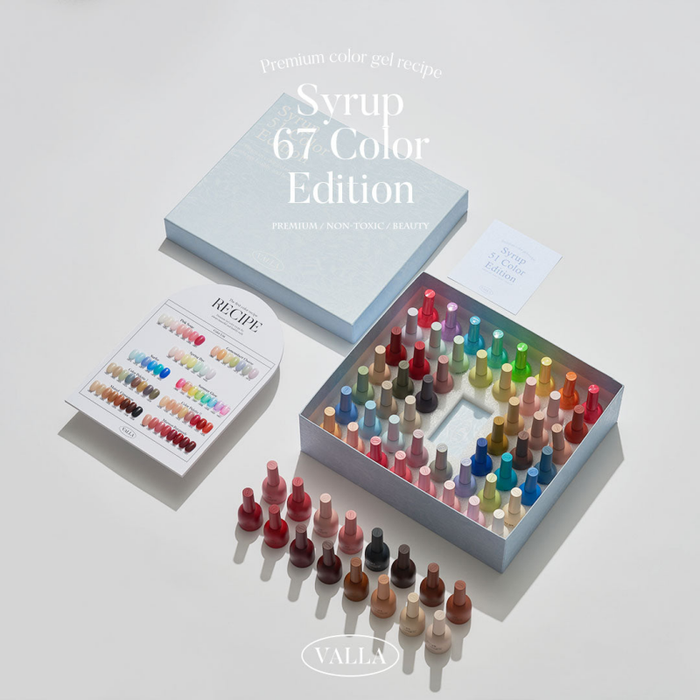 VALLA Syrup 67 Color Edition 67pcs/set - Gel