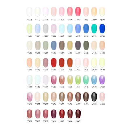 VALLA Syrup 67 Color Edition 67pcs/set - Gel