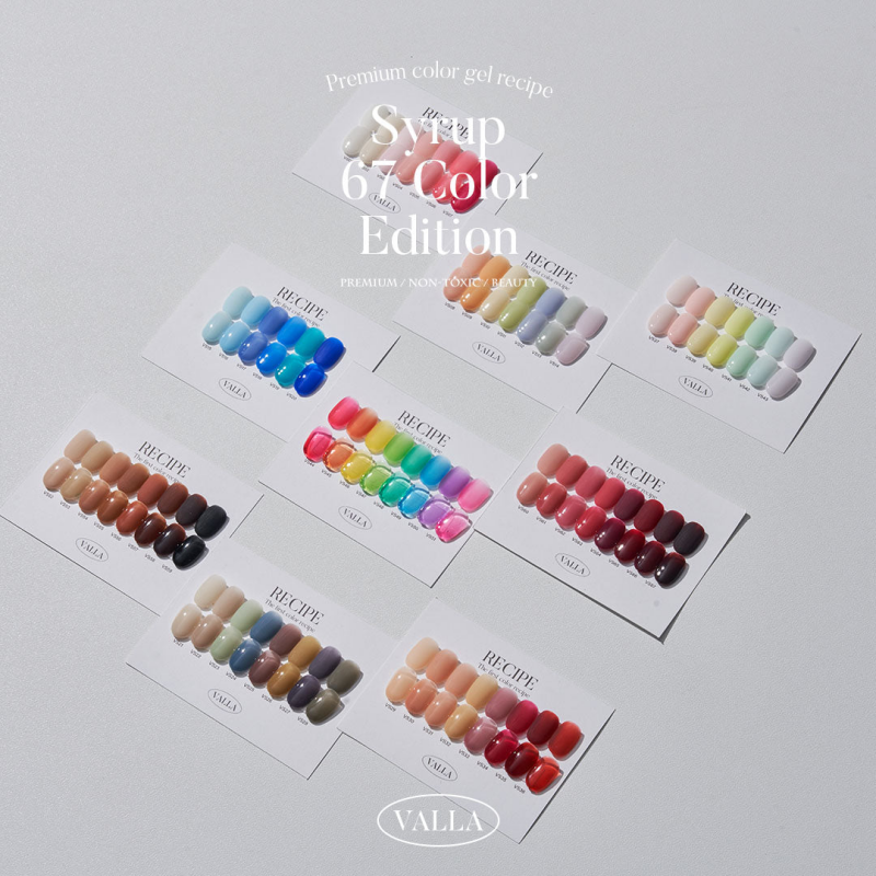 VALLA Syrup 67 Color Edition 67pcs/set - Gel