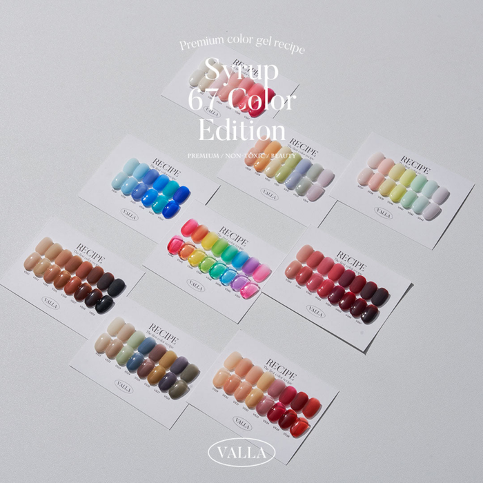 VALLA Syrup 67 Color Edition 67pcs/set - Gel
