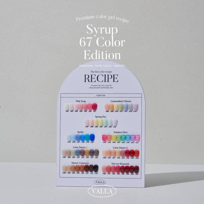 VALLA Syrup 67 Color Edition 67pcs/set - Gel