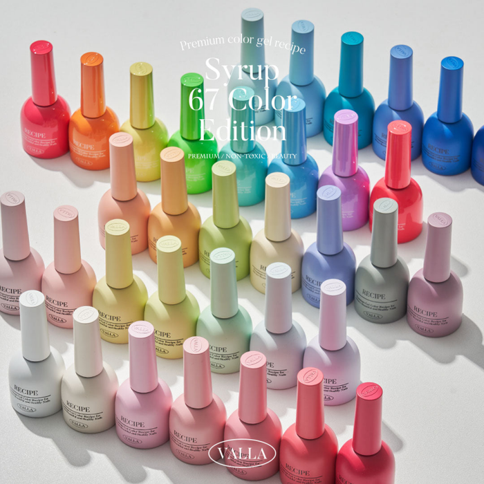 VALLA Syrup 67 Color Edition 67pcs/set - Gel