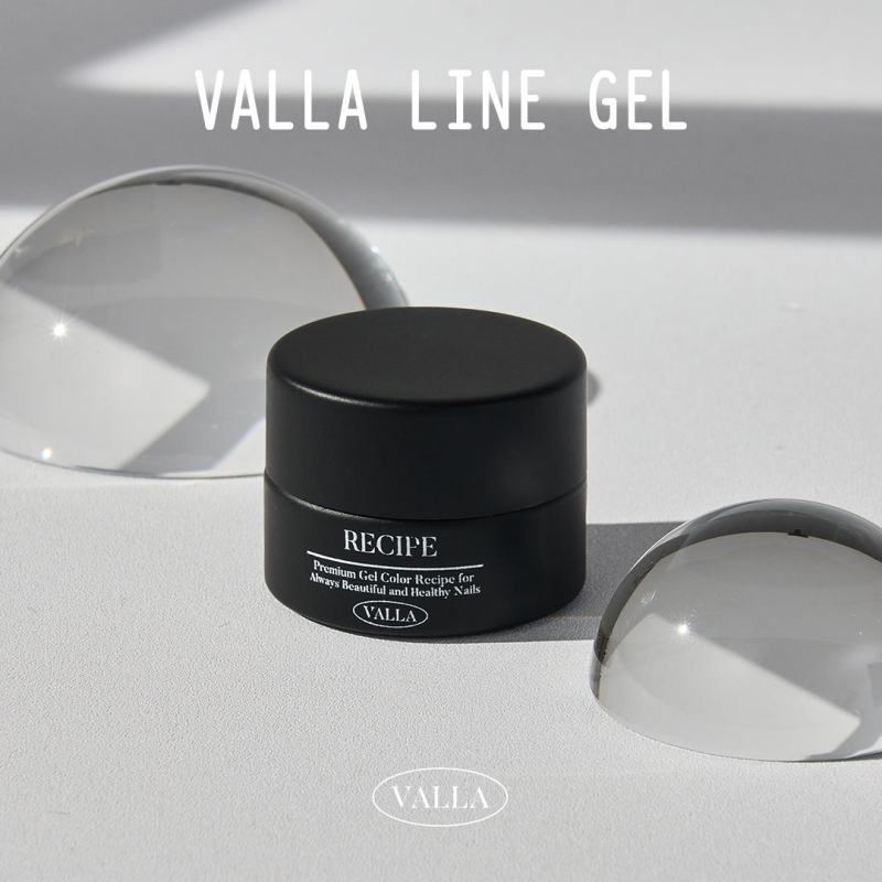 VALLA VL02 Black Veil (Line Gel) - 5g - Nail Art