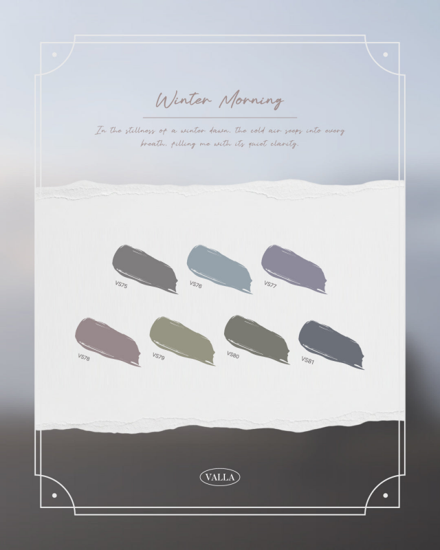 VALLA Winter Morning Collection 7pcs/set - Gel