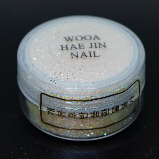 WOOA HAEJIN NAIL Glitter 01 Cinderella Sister Shoes (10ml) - Nail Art