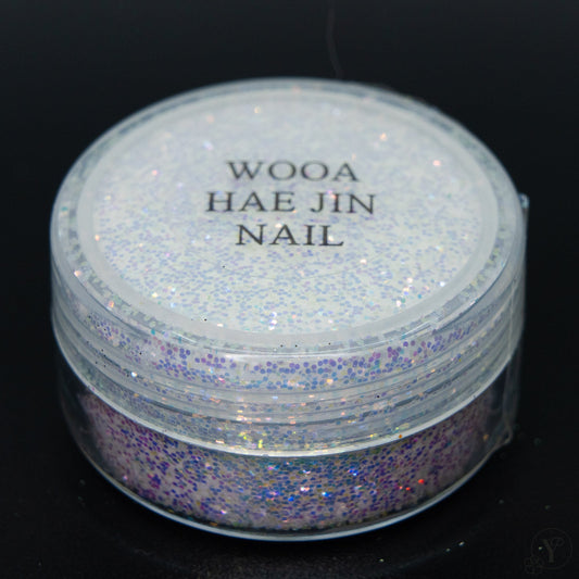 WOOA HAEJIN NAIL Glitter 22 Cool K(blue) (10ml) - Nail Art