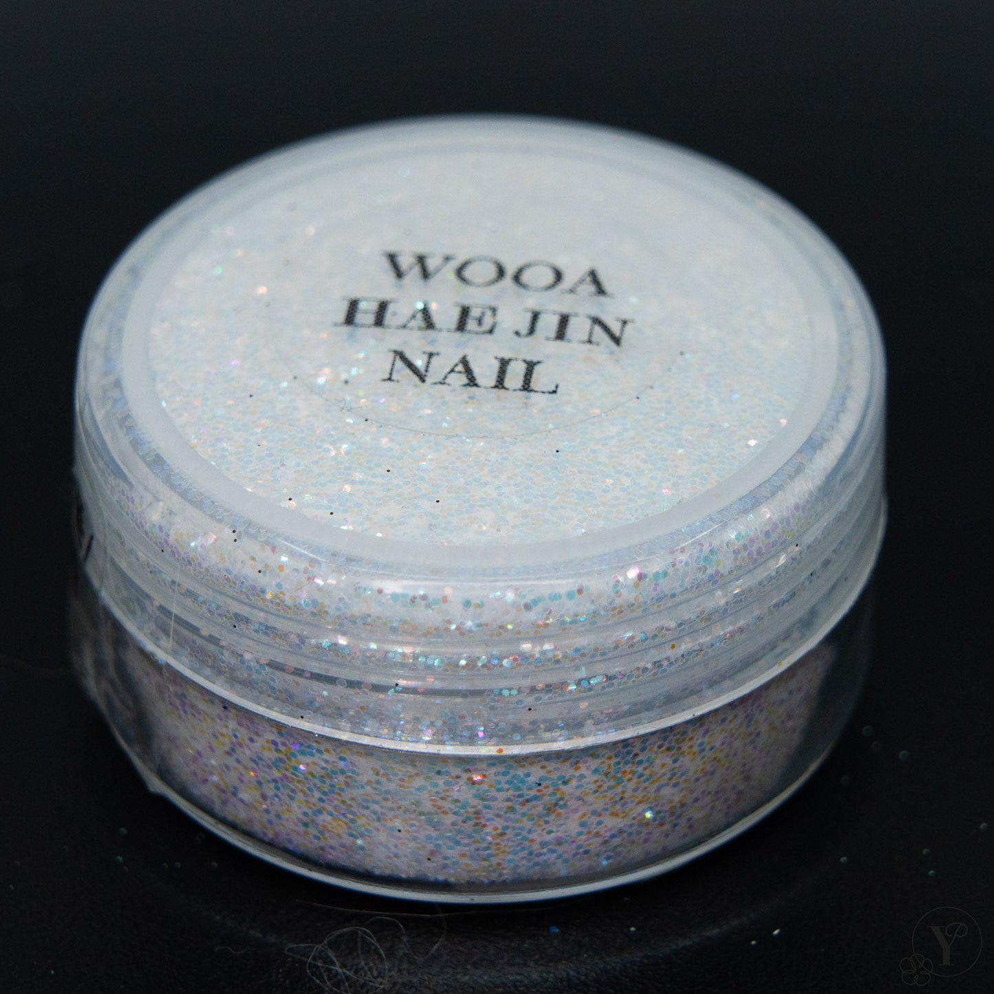 WOOA HAEJIN NAIL Glitter 25 Snow White (10ml) - Nail Art