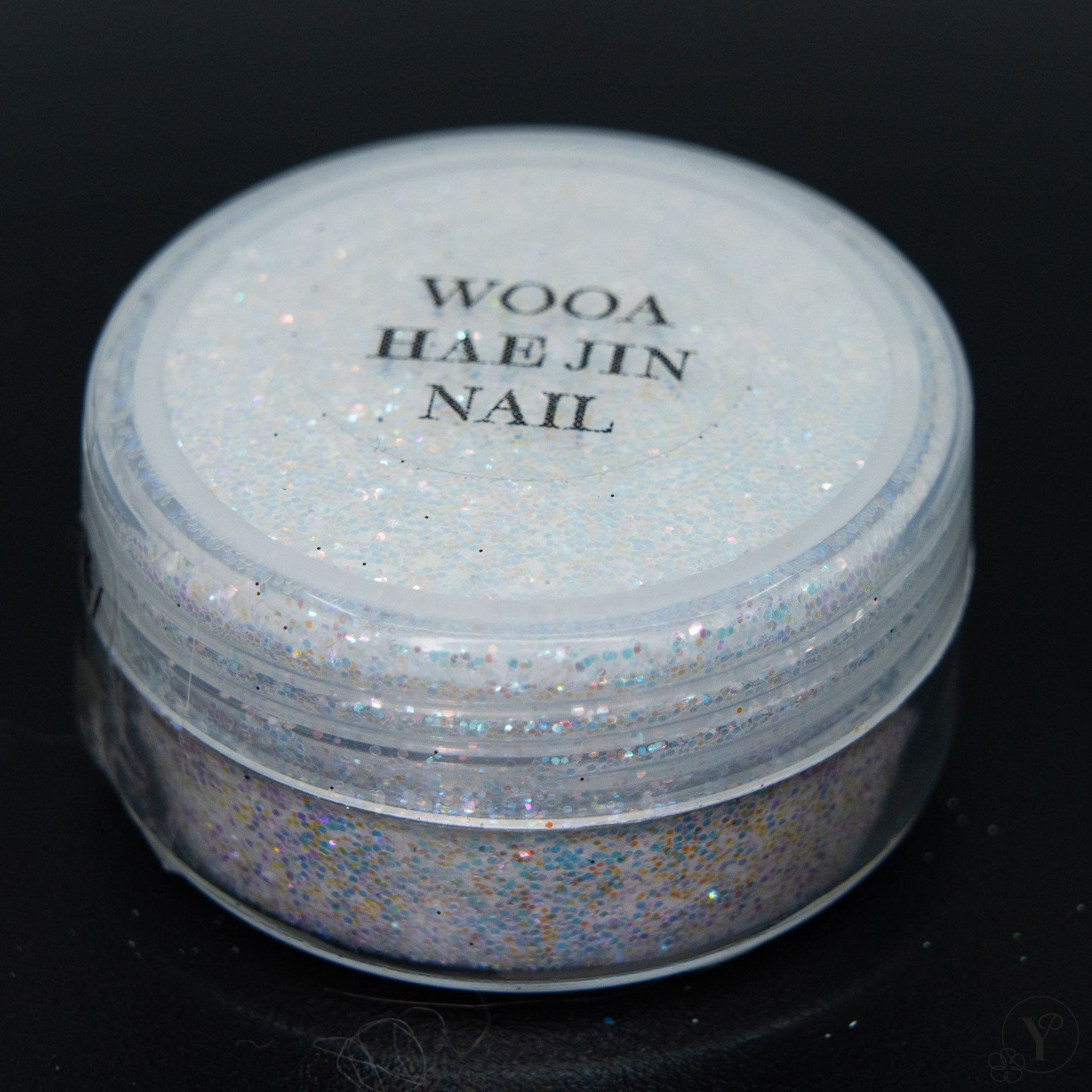 WOOA HAEJIN NAIL Glitter 25 Snow White (10ml) - Nail Art